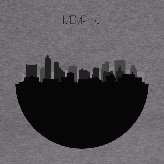 Memphis Skyline V2 by inspirowl